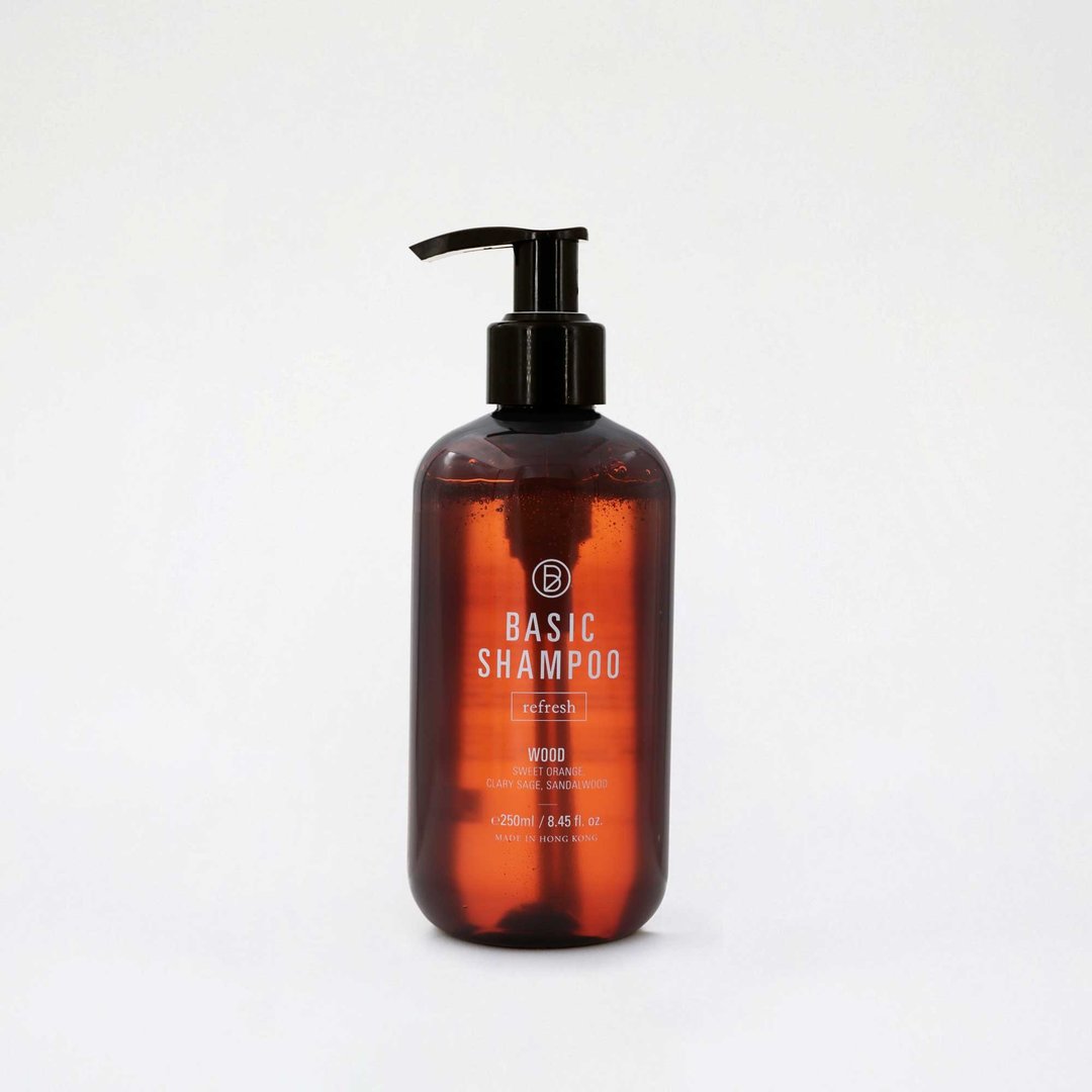 【空气感系洗发】清爽丰盈洗发水 Basic Shampoo REFRESH -  WOOD - 洗发用品 - 其他材质 咖啡色