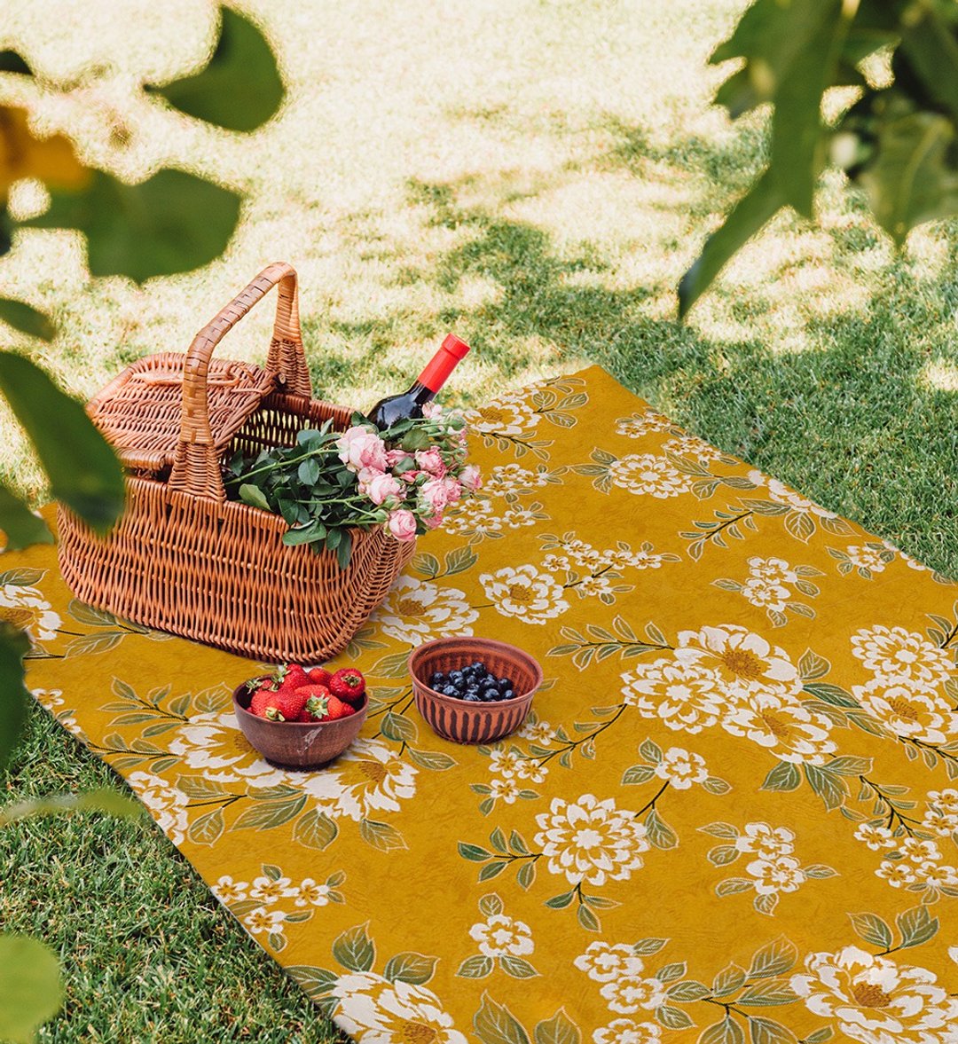 【Made in Japan】 Harokka x irohana | nono ranman Picnic Mat - 野餐垫 - 防水材质 