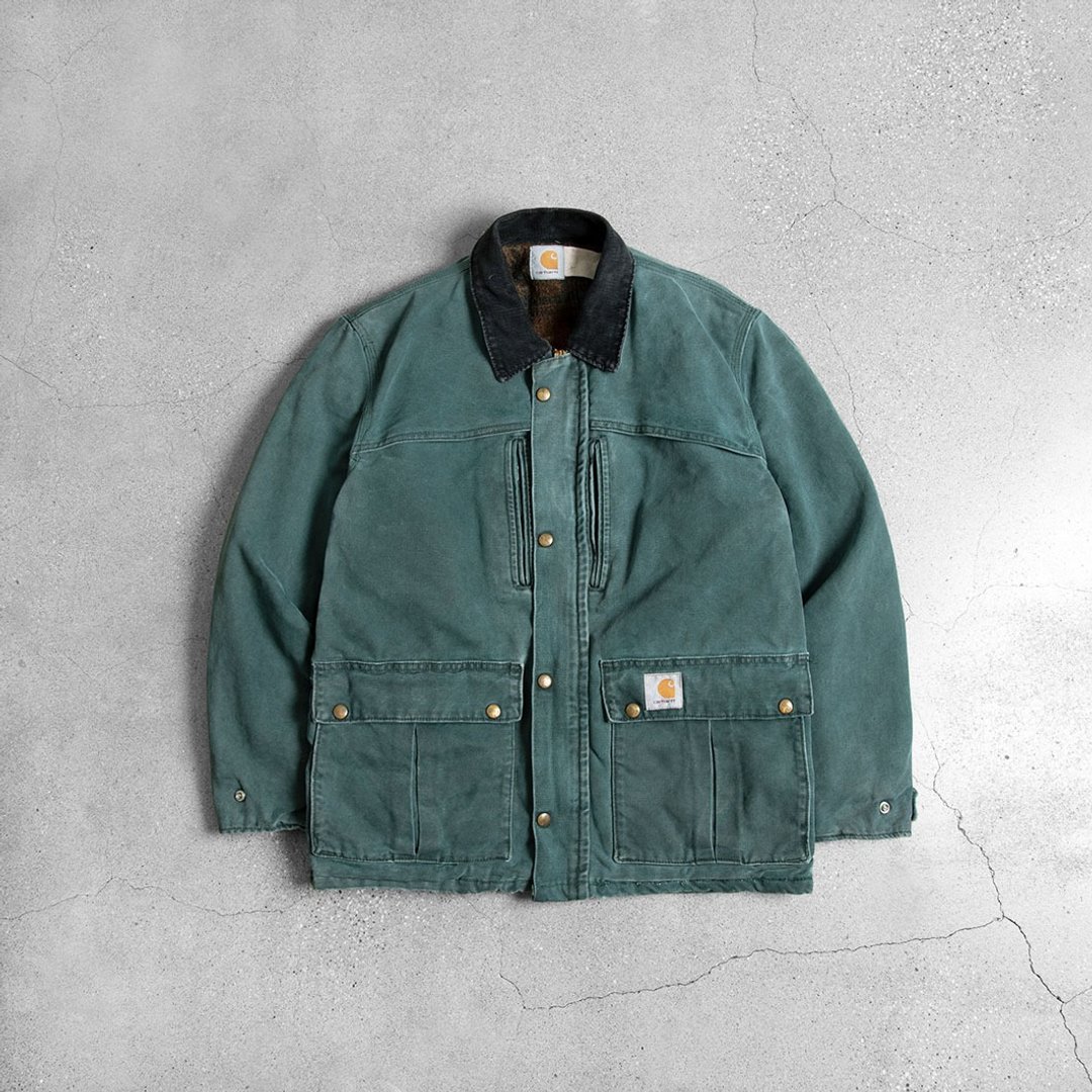 Carhartt Jacket 工作夹克 / Vintage 古着 - 男装外套 - 其他材质 绿色