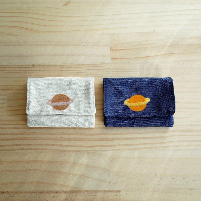 【Q-cute】悠游卡套系列-土星 - 证件套/卡套 - 棉．麻 多色