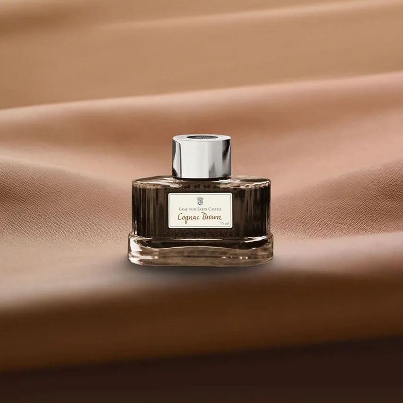 【Graf von Faber-Castell】75ml钢笔墨水-干邑棕(原厂正货) - 其他 - 颜料 咖啡色