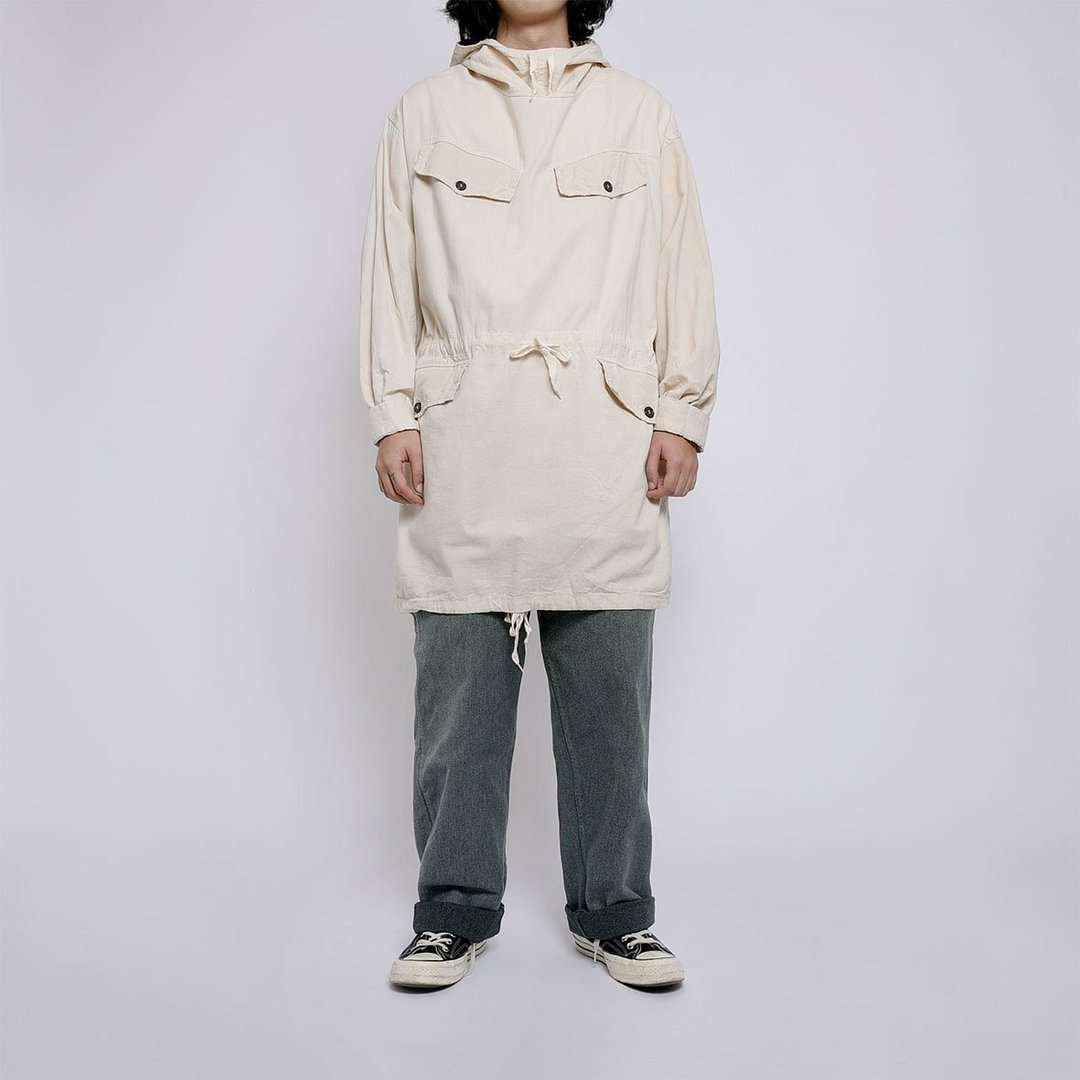 法军MOUNTAIN ANORAK PARKA / Vintage 古着 / 欧洲军装 - 男装上衣/T 恤 - 棉 白色