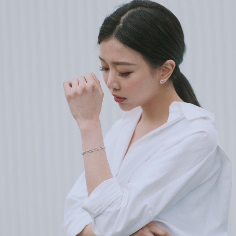 简单的承诺-纯银手链 - 手链/手环 - 其他金属 银色