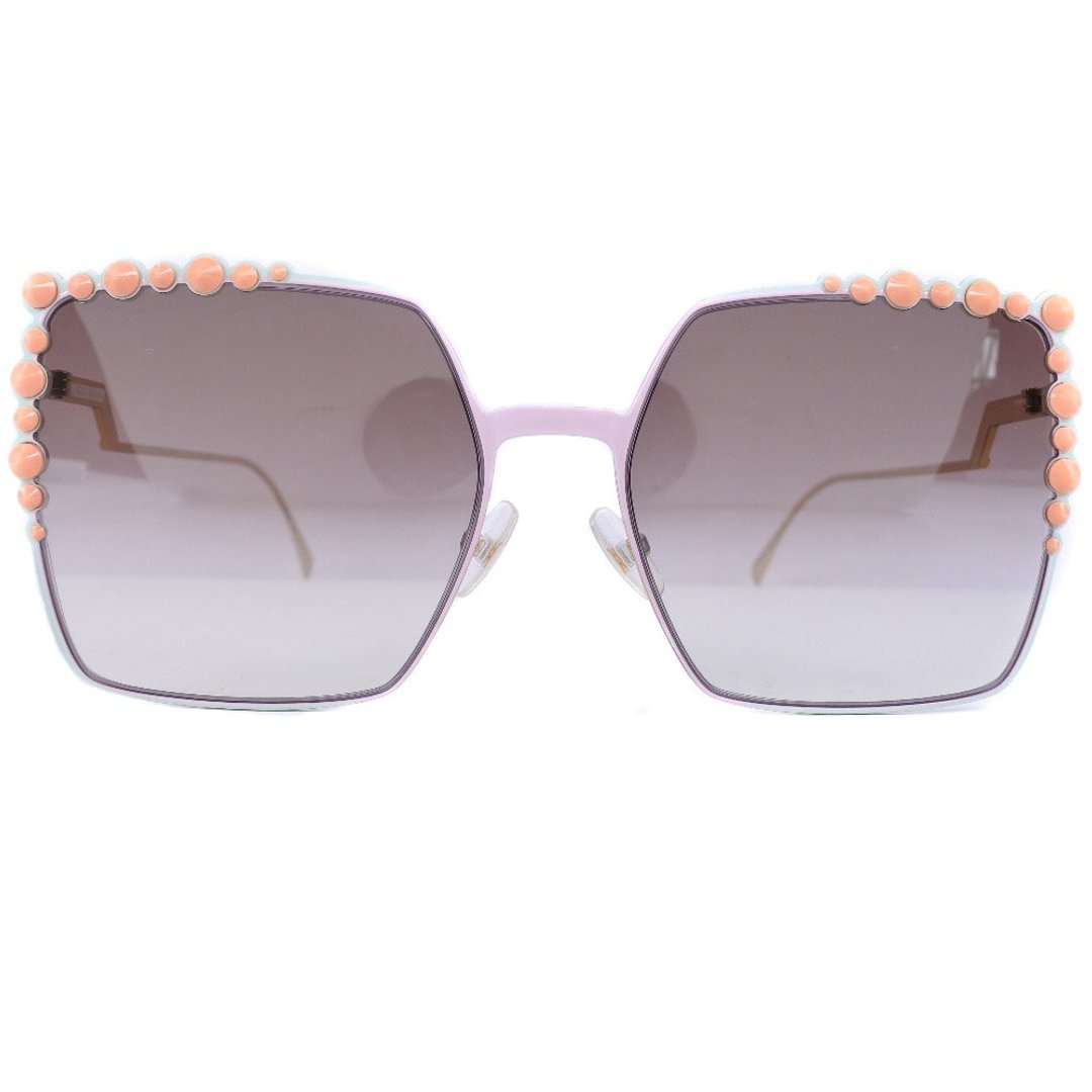【日本直送】FENDI 太阳眼镜 铆钉 FF0259/S 金属制 女仕款【二手】 - 墨镜 - 其他金属 粉红色