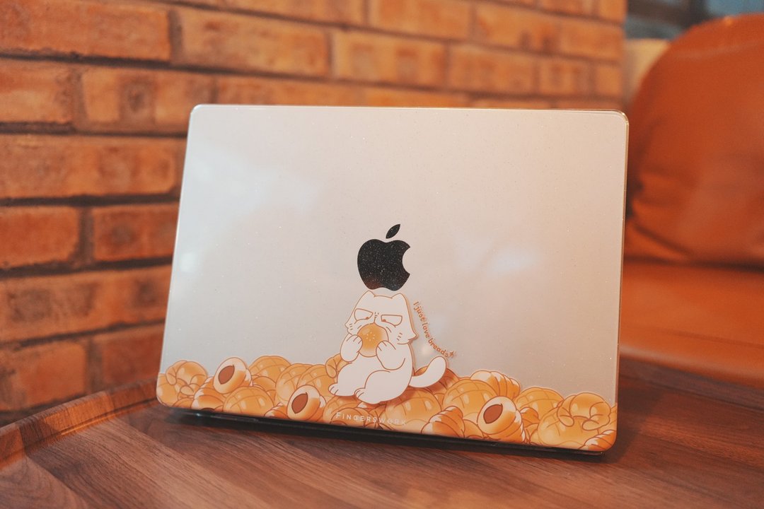 星砂款 I Just Love Breads 透明电脑壳 MACBOOK CASE - 平板/电脑保护壳 - 塑料 透明