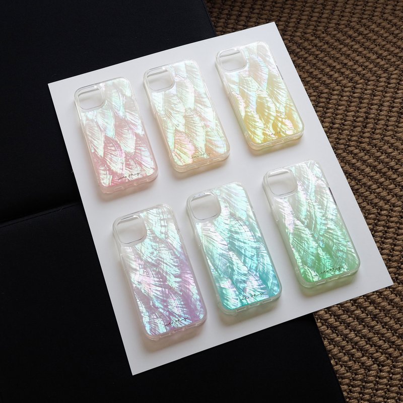 定制 珍珠母 iPhone手机壳 闪耀 手工制作 树脂 高品质 设计师 - 手机壳/手机套 - 贝壳 多色