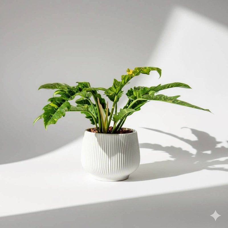 火之戒蔓绿绒线条宽陶盆栽 开幕盆栽 桌上盆栽 送礼 - 植栽/盆栽 - 植物．花 绿色