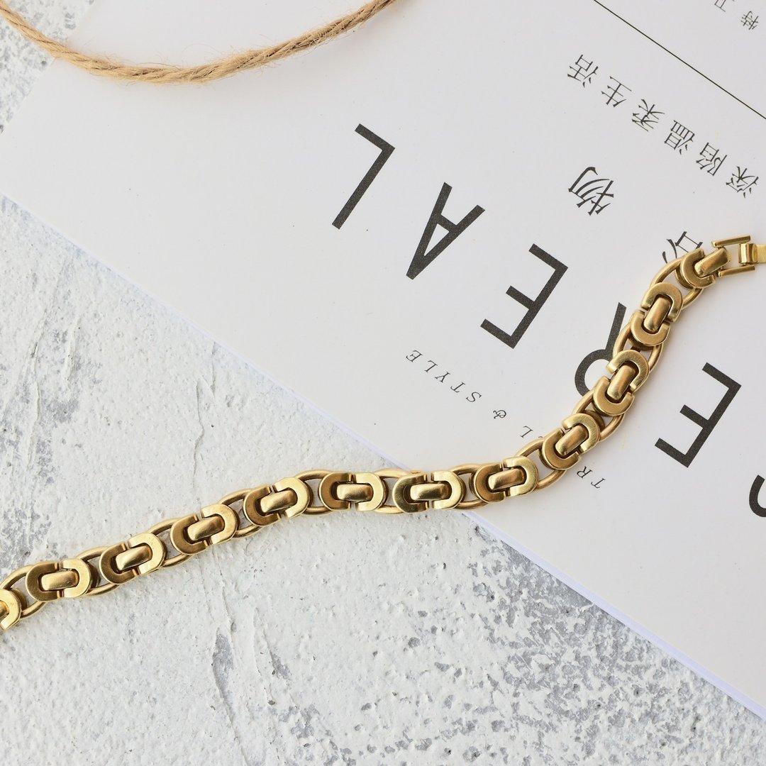 复古手工黄铜手链 弓箭手 - 手链/手环 - 其他金属 金色