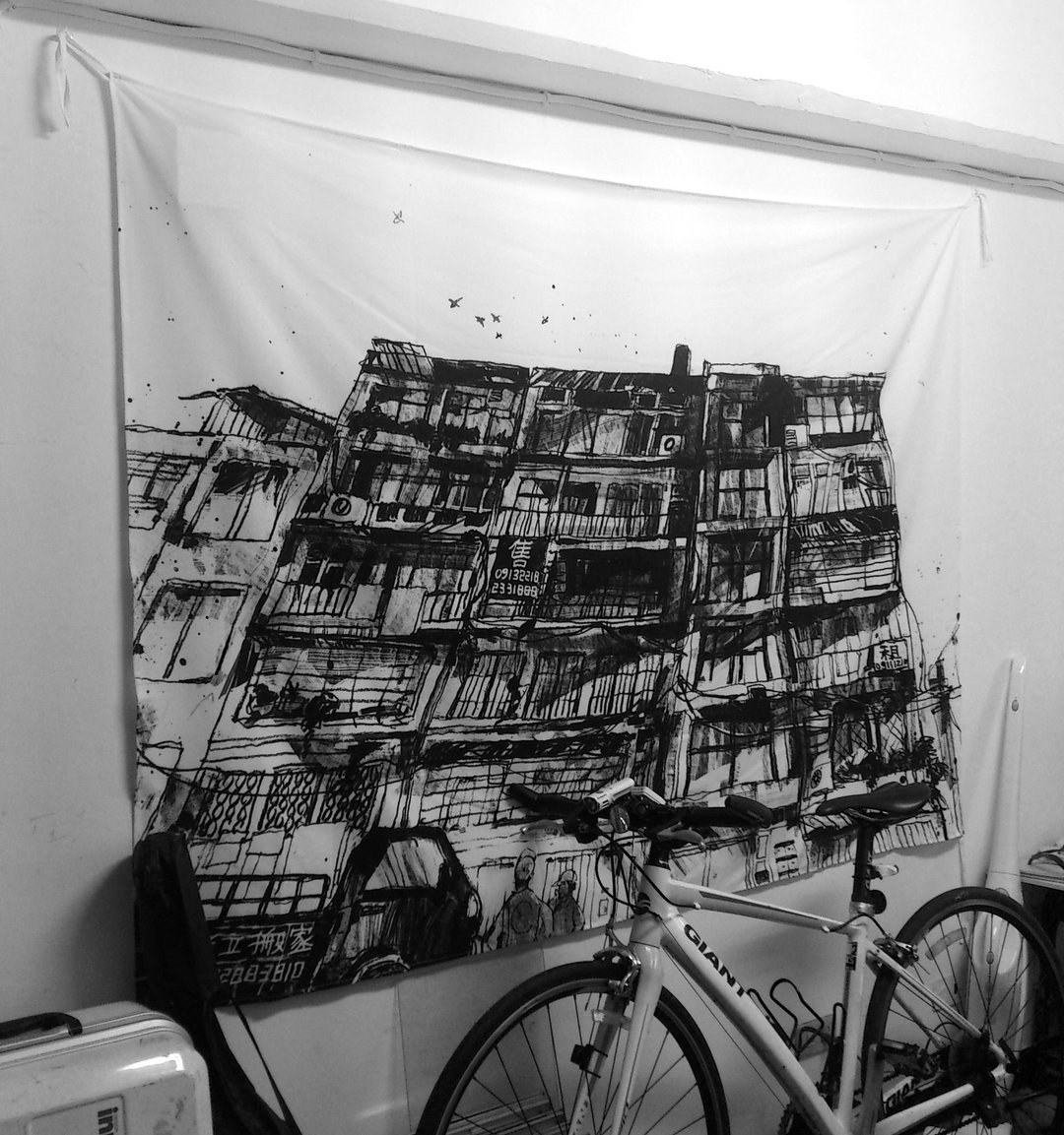【房间】-壁幔Wall Tapestry-墙壁装饰 壁画 居家布置 挂画 礼物 - 墙贴/壁贴 - 聚酯纤维 