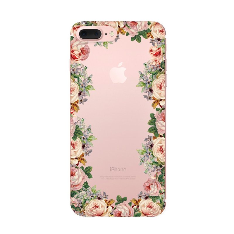 我的午茶花园手机壳 - 手机壳/手机套 - 硅胶 粉红色