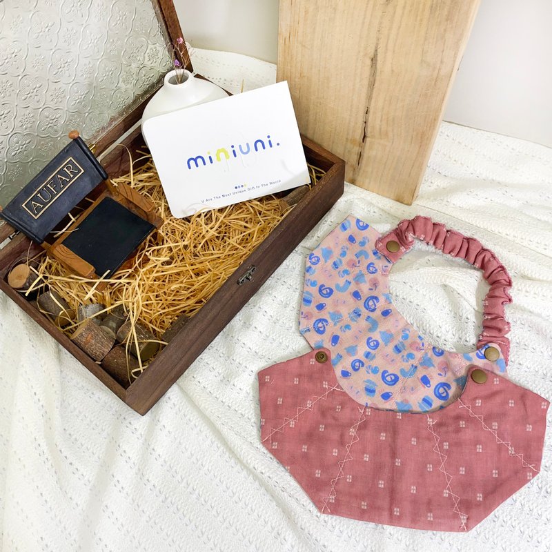 玲型Z字压纹口水巾 - 围嘴/口水巾 - 棉．麻 