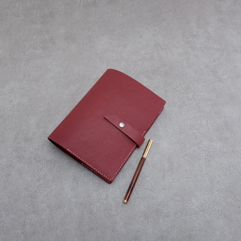 笔记本 皮革 A5活页手札 台中审计店 - 皮件 - 真皮 