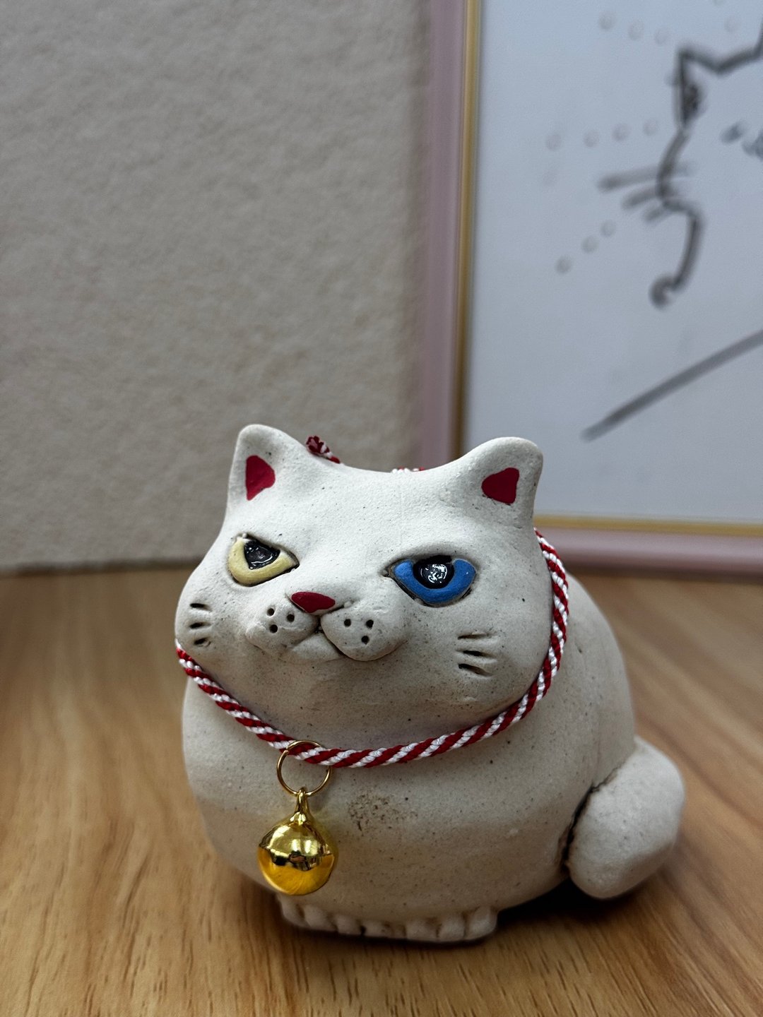 布施猫 | 香箱坐猫 - 摆饰 - 陶 