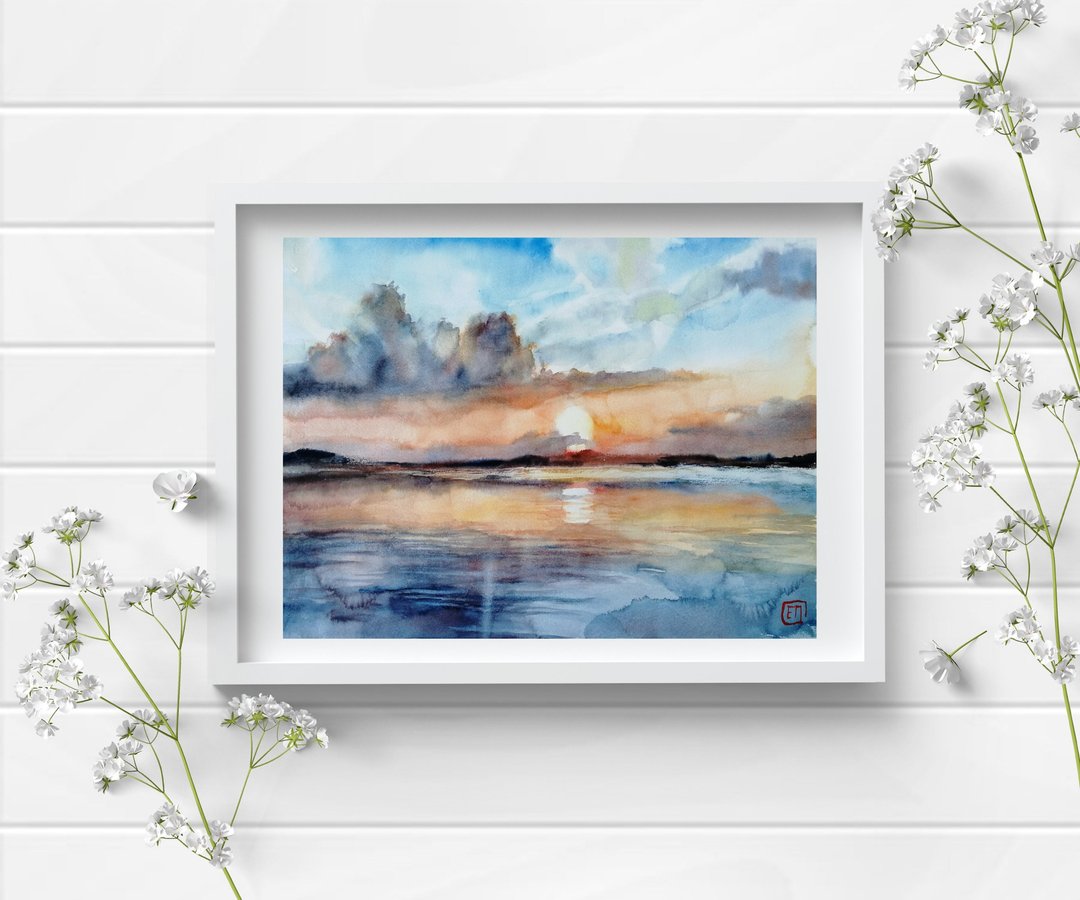 抽像画数字下载 - 海报/装饰画/版画 - 其他材质 蓝色