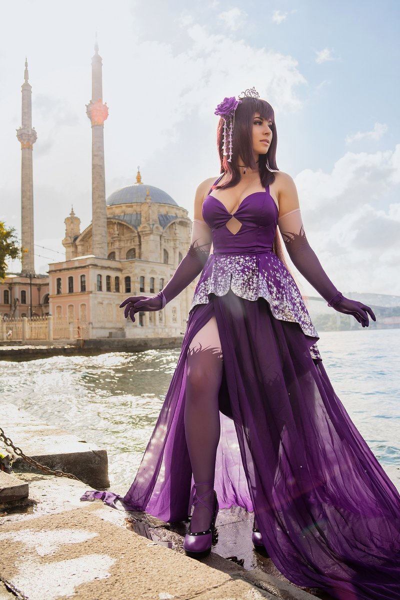 【预购中】Fate/Grand Order - Scathach 斯卡 角色扮演服装 - 洋装/连衣裙 - 其他材质 紫色