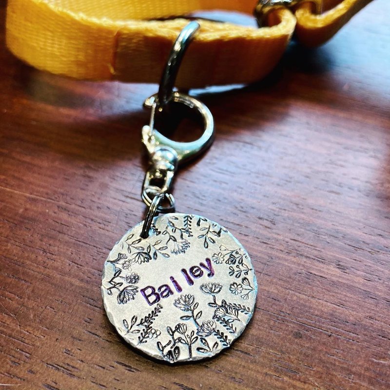 手工定制金属狗牌 宠物吊牌 宠物名牌 花花世界-01 - 订制抱枕/饰品 - 铝合金 