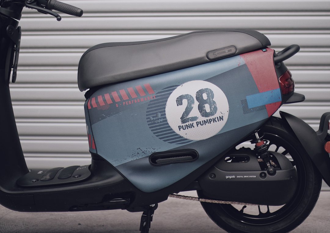 电动车 防刮车套 ( gogoro 2/3/viva/Ai1/UR1/eReady ) - 其他 - 聚酯纤维 蓝色