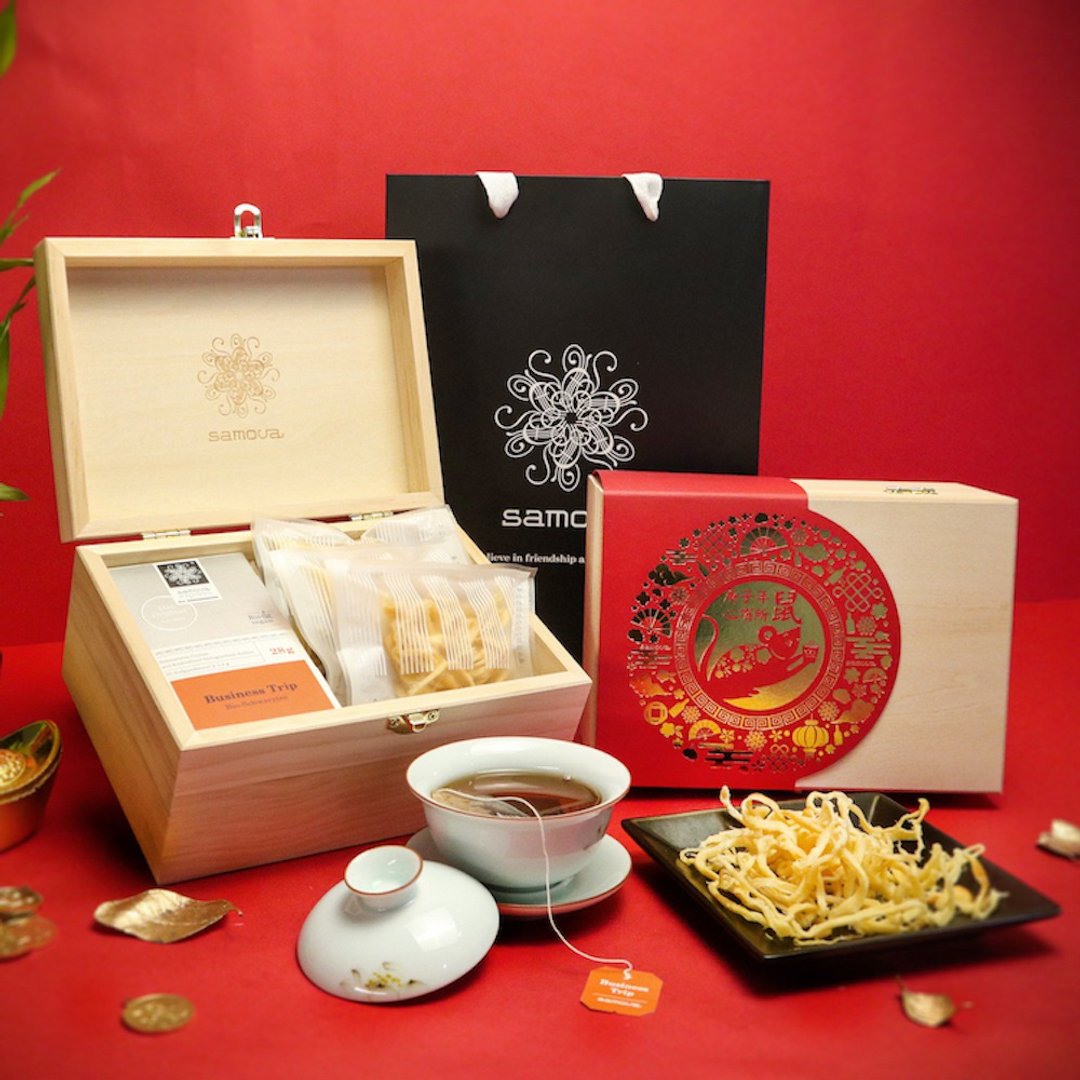 【茶酒贺鼠年】乐不丝鼠 袋茶独享松木礼 - 健康/养生 - 新鲜食材 红色