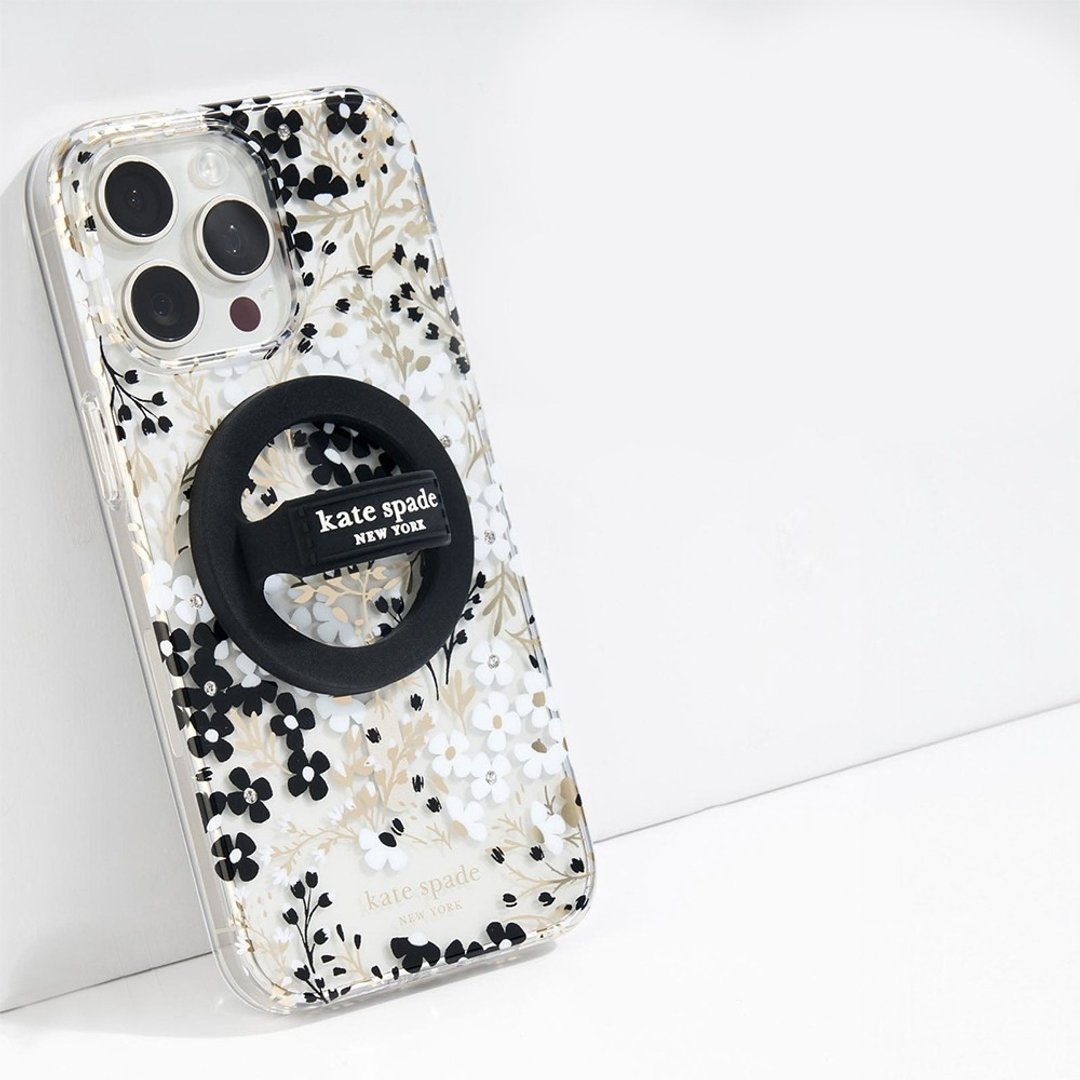【kate spade】MagSafe 手机弹性指环 科技黑 - 手机配件 - 塑料 黑色