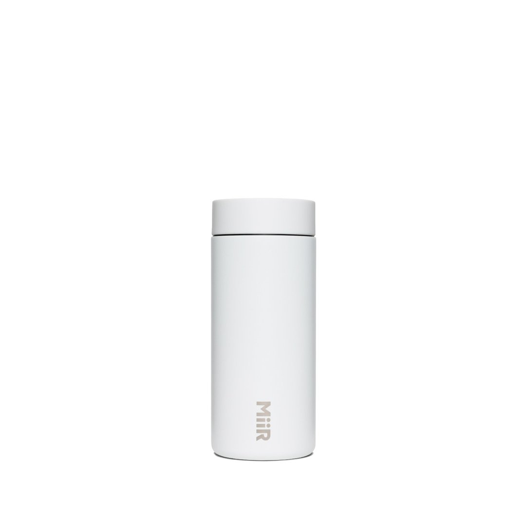 MiiR 保温/保冰 防漏 360 环口盖 旅行 随身瓶 12oz/354ml 时尚白 - 保温瓶/保温杯 - 不锈钢 白色
