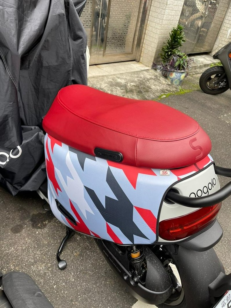 千鸟纹(饶舌红) gogoro系列车套 防刮车套 - 其他 - 聚酯纤维 蓝色