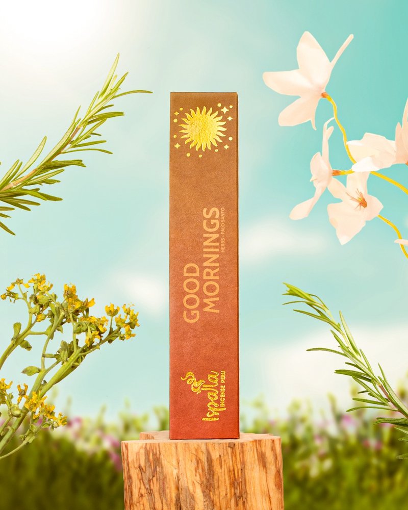 Ispalla Good Morning 早安 复方线香 10支 秘鲁圣木线香 - 香薰/精油/线香 - 其他材质 黄色