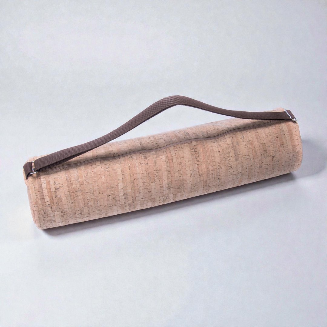 Talawa Cork 皮革瑜珈垫袋 - 侧背包/斜挎包 - 环保材料 咖啡色