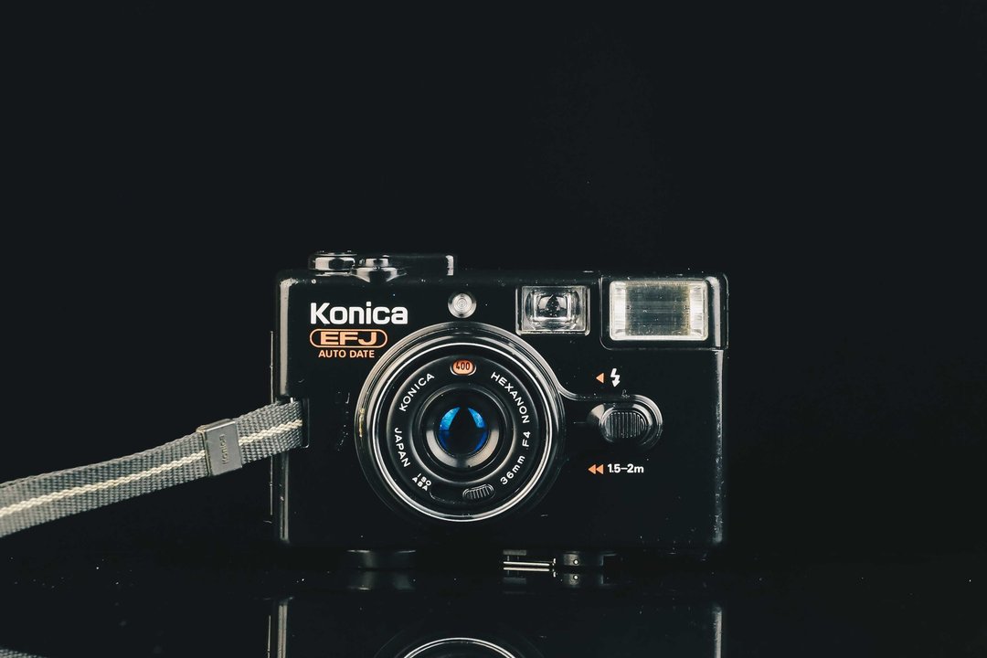 KONICA EFJ AUTO DATE #6957 #135底片相机 - 相机 - 其他金属 黑色