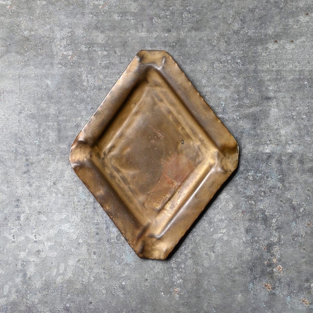 Vintage 黄铜烟灰缸 / 古董收藏、古董老物、美国旧物、古董铜器 - 其他 - 其他金属 金色