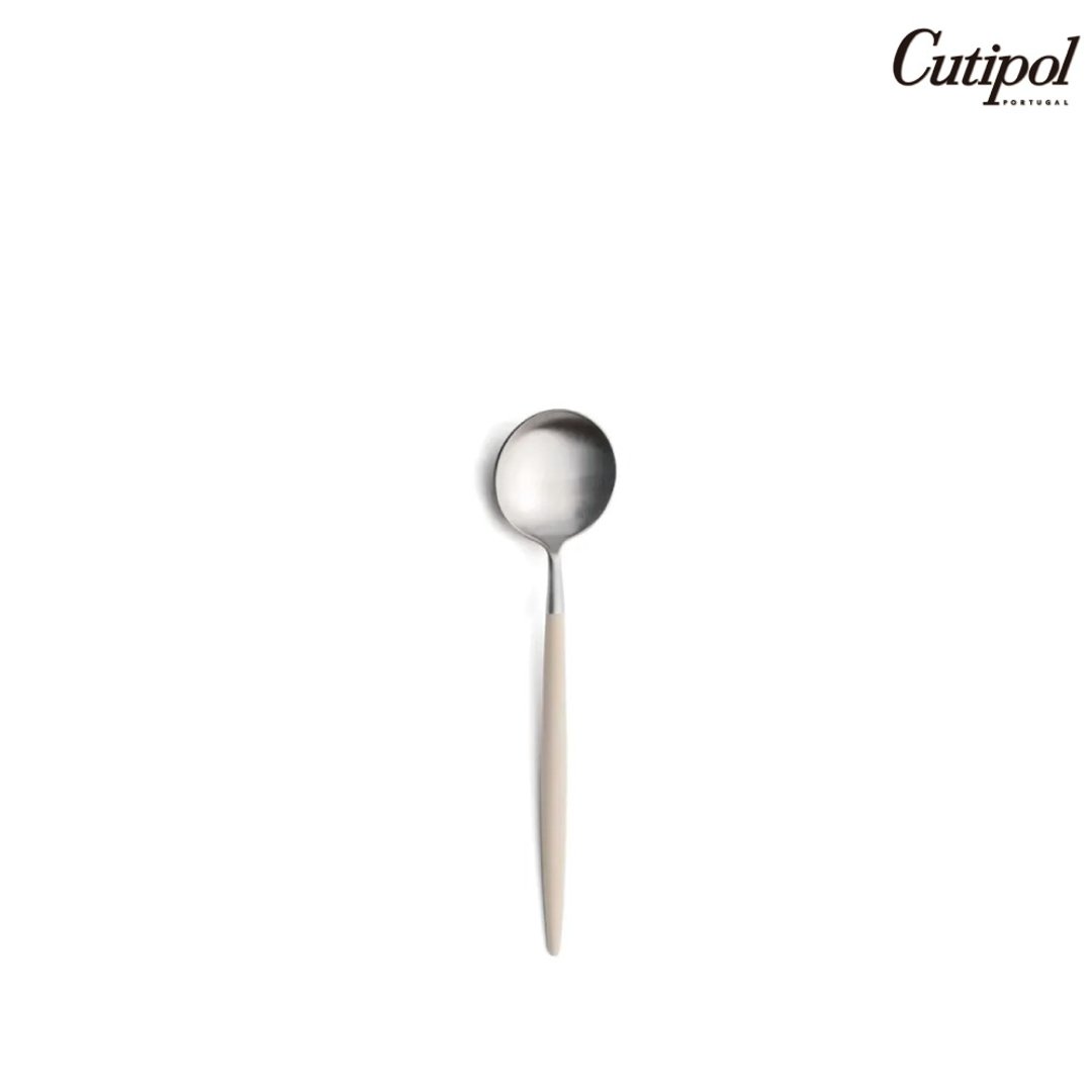 葡萄牙Cutipol GOA系列奶茶柄18cm点心匙 - 餐刀/叉/匙组合 - 不锈钢 卡其色