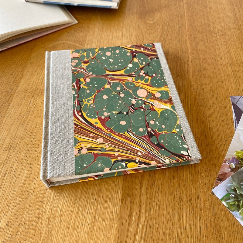 英国制晕染纸手工相册 - 相簿/相册 - 纸 绿色