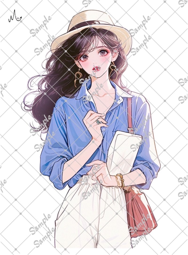 原创人物贴纸 - 贴纸 - 纸 