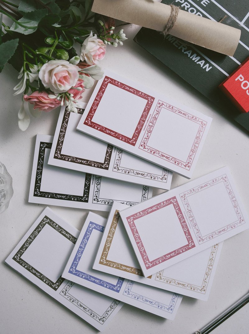 裱框的记忆 - 便条纸/标签贴 - 纸 