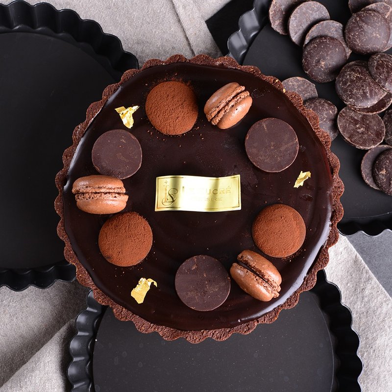 【送小熊盘叉】生巧克力榛果塔 /6寸 生日蛋糕 节庆礼盒 *超人气* - 蛋糕/甜点 - 新鲜食材 