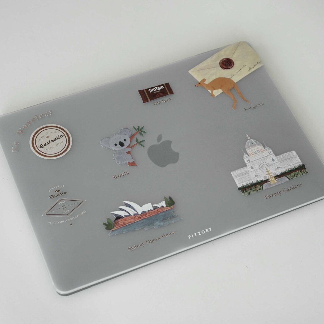 【FITZORY】旅行手帐本系列 -澳洲篇  | Macbook保护壳 - 平板/电脑保护壳 - 塑料 多色