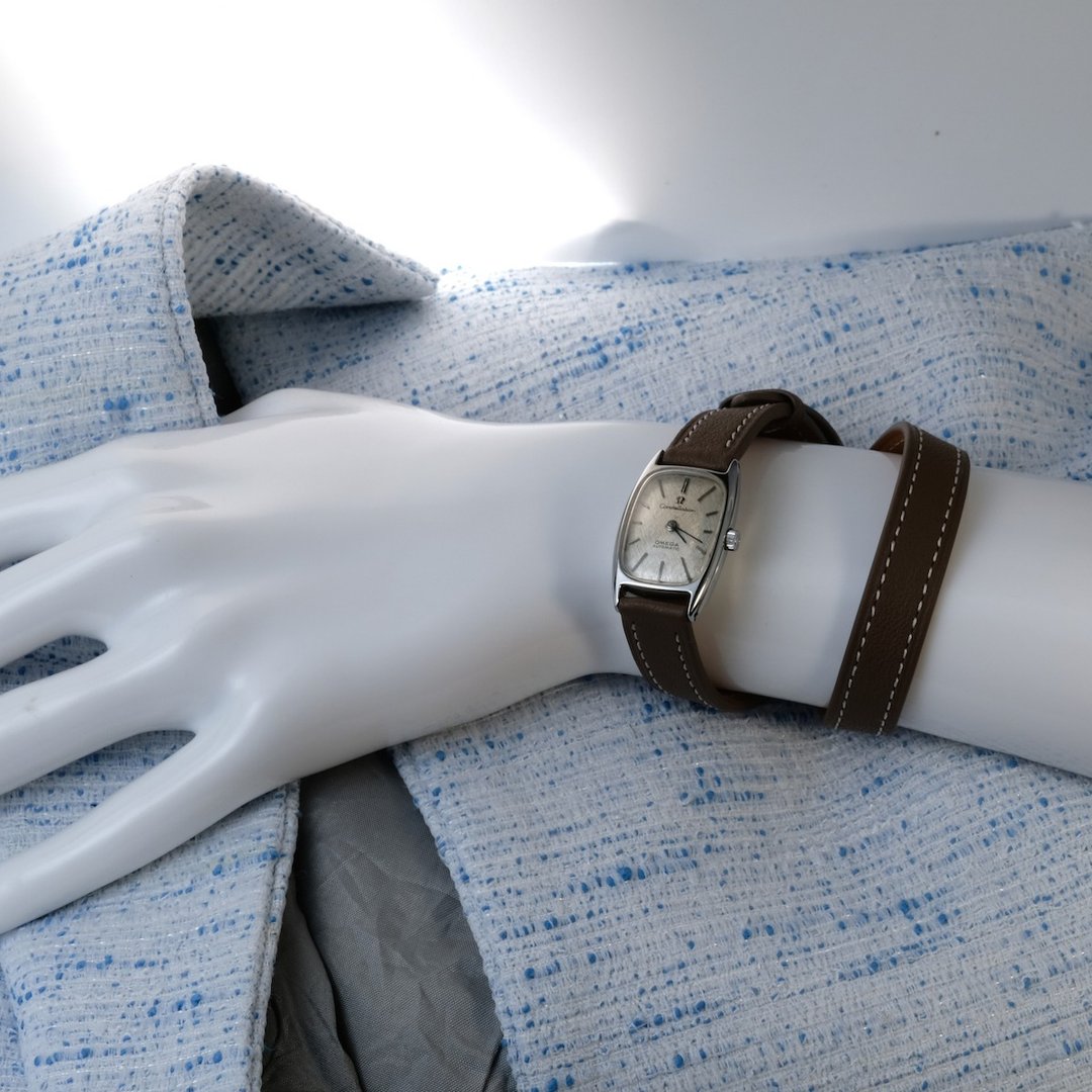 1970s Omega Constellation 星座系列 女表 欧米茄 cal.633 vinta - 女表 - 不锈钢 咖啡色