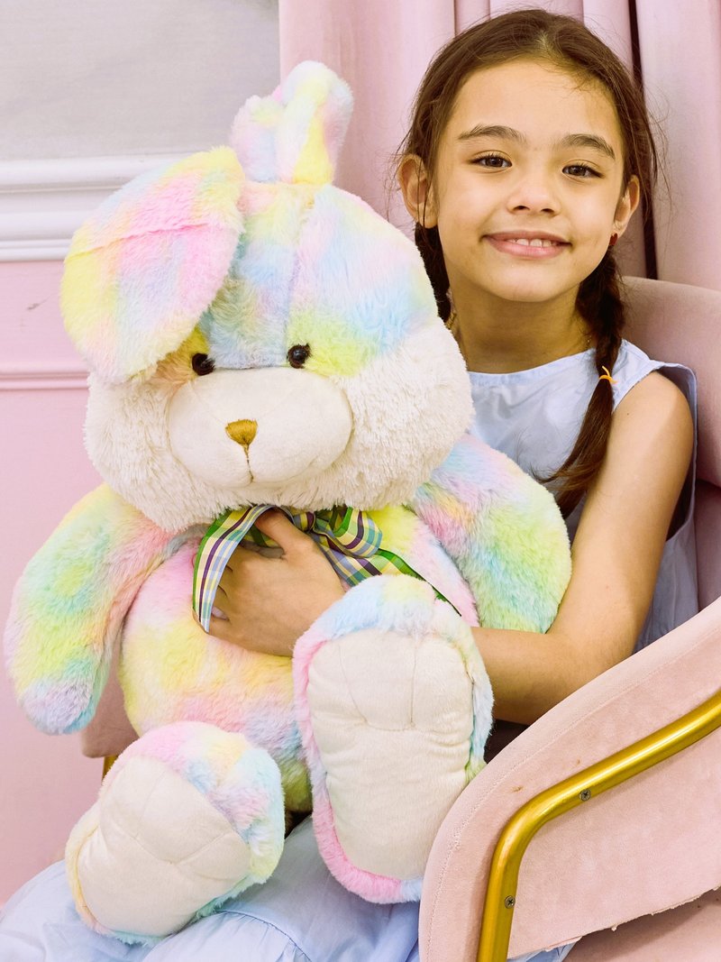 CANDY BEAR 爱吃棉花糖的棉花糖兔 (25寸) - 玩偶/公仔 - 聚酯纤维 多色