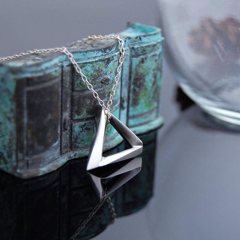 流动(银项链) - 项链 - 银 