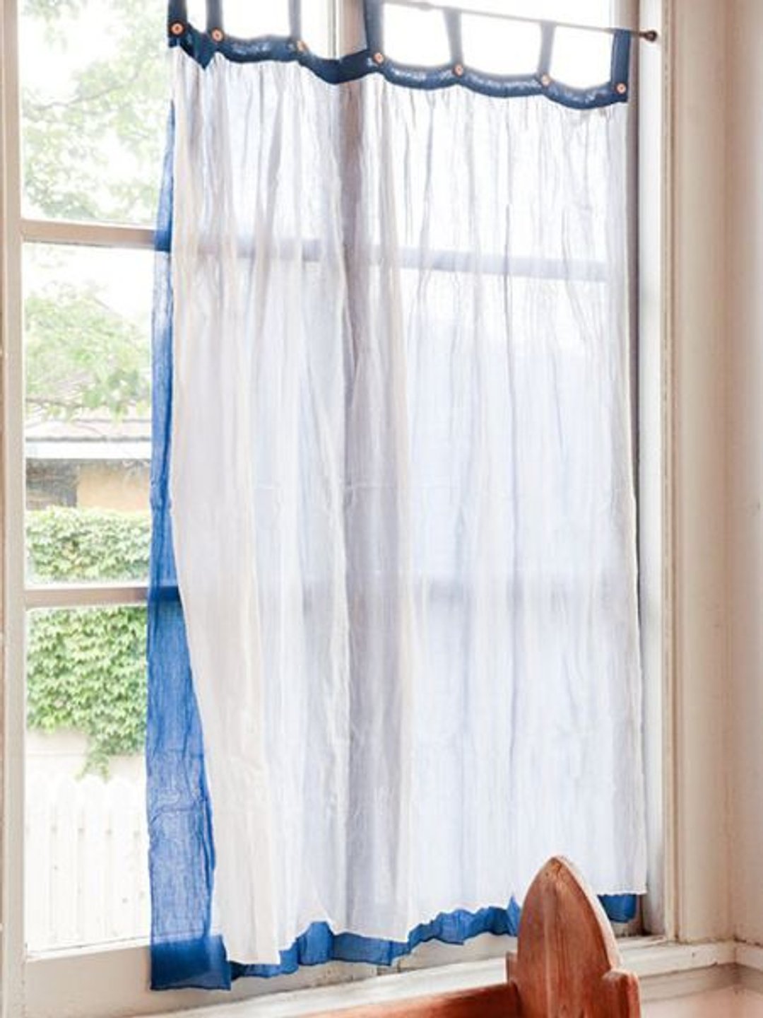 Layered Gauze Cotton Curtain 138cm - 门帘/门牌 - 其他材质 