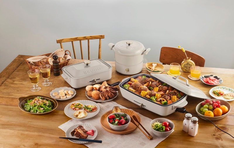 BRUNO 加大版多功能电热锅 - 米灰色 BOE026-ASGZ (220V) - 厨房家电 - 其他金属 