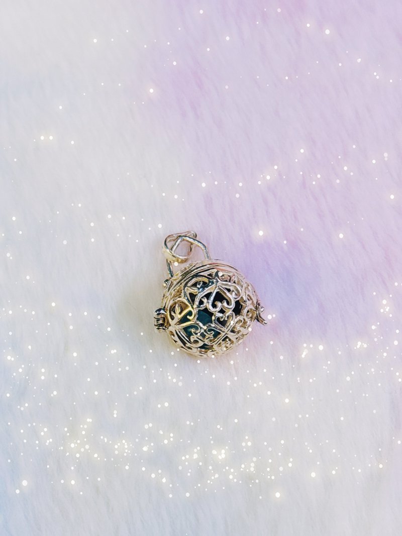 能量球纯银宝盒 - 项链 - 纯银 多色