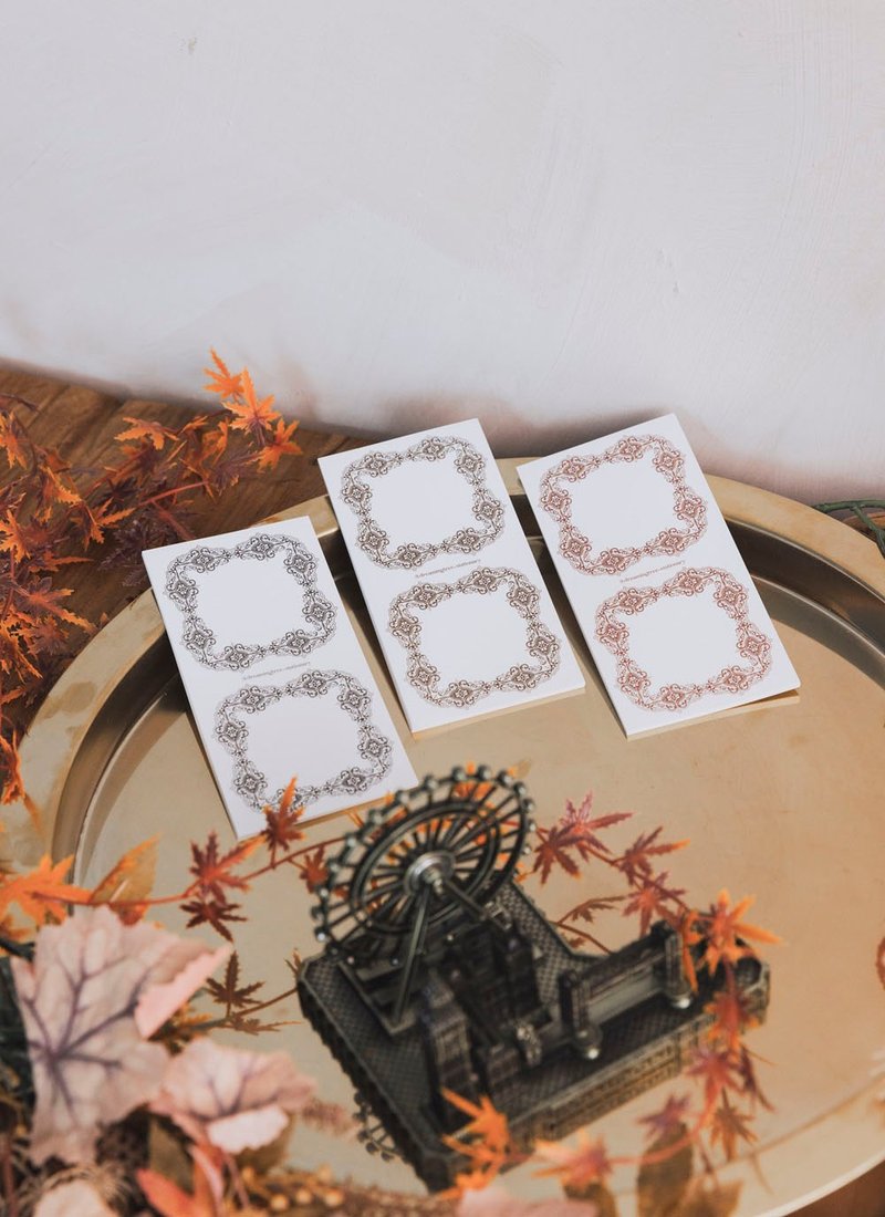 浪漫旅程 - 便条纸/标签贴 - 纸 