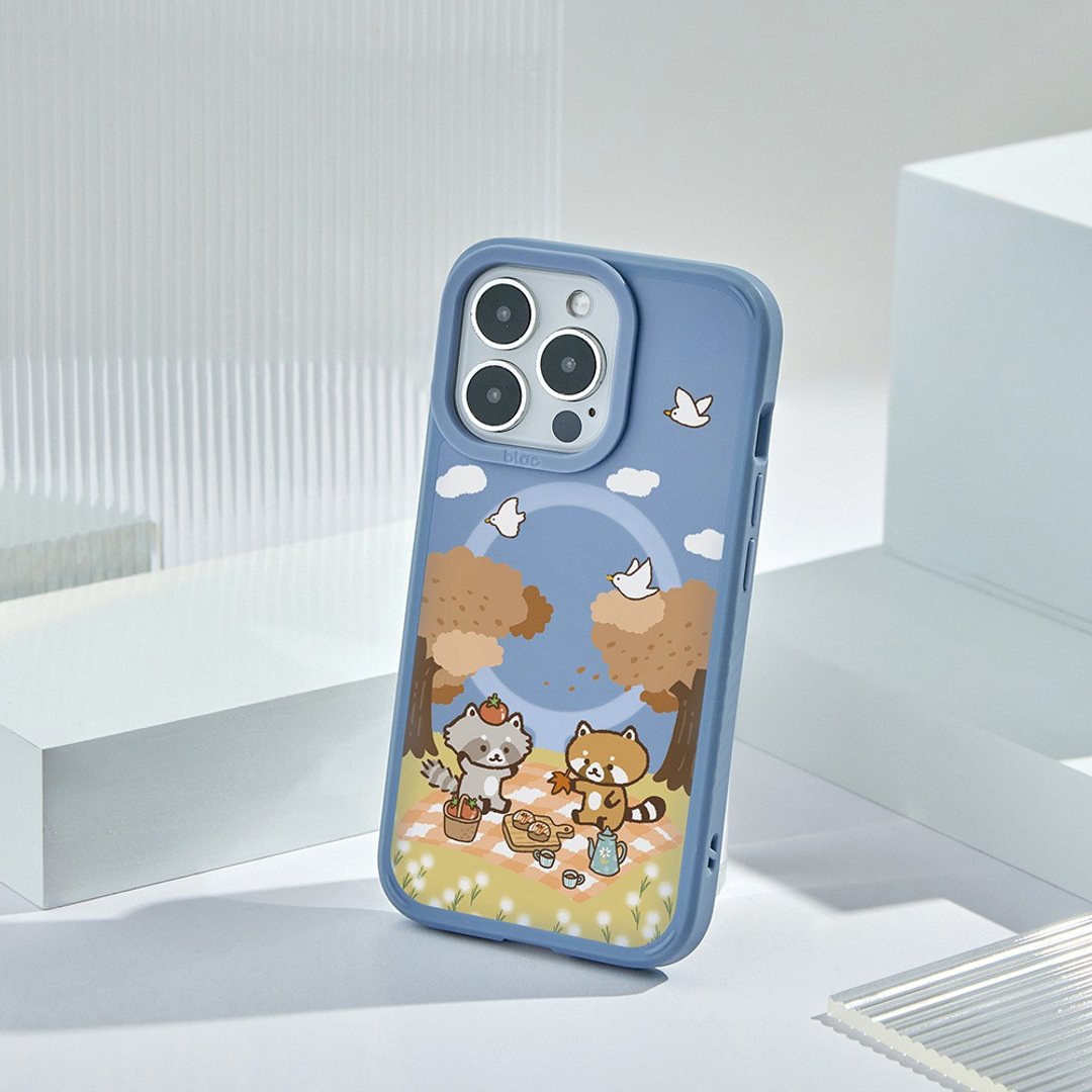 浣熊菓子屋秋日野餐峡谷强悍MagSafe iPhone手机壳 - 手机壳/手机套 - 硅胶 多色