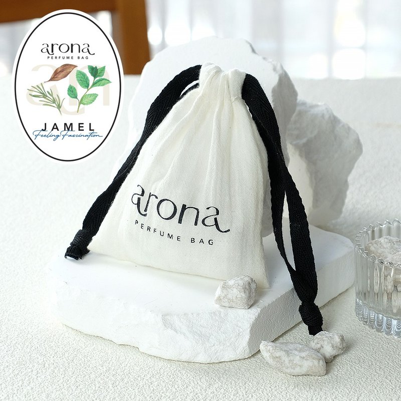 空气清新剂袋 Jamel 香味 - 香薰/精油/线香 - 石头 白色