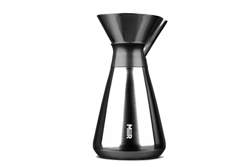 MiiR Carafe 双层真空 保温 经典手冲 咖啡滤壶 33oz/1.0L 抛光银 - 咖啡壶/周边 - 不锈钢 银色