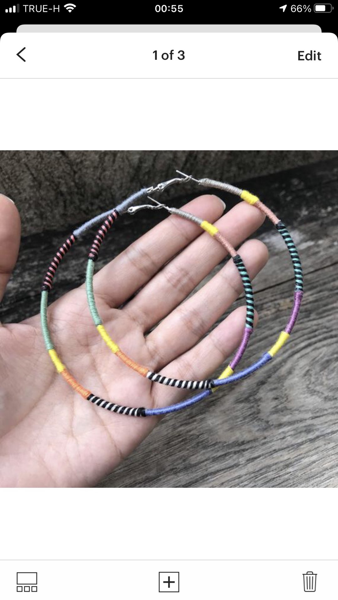 Hula hoop earrings - 耳环/耳夹 - 贵金属 多色