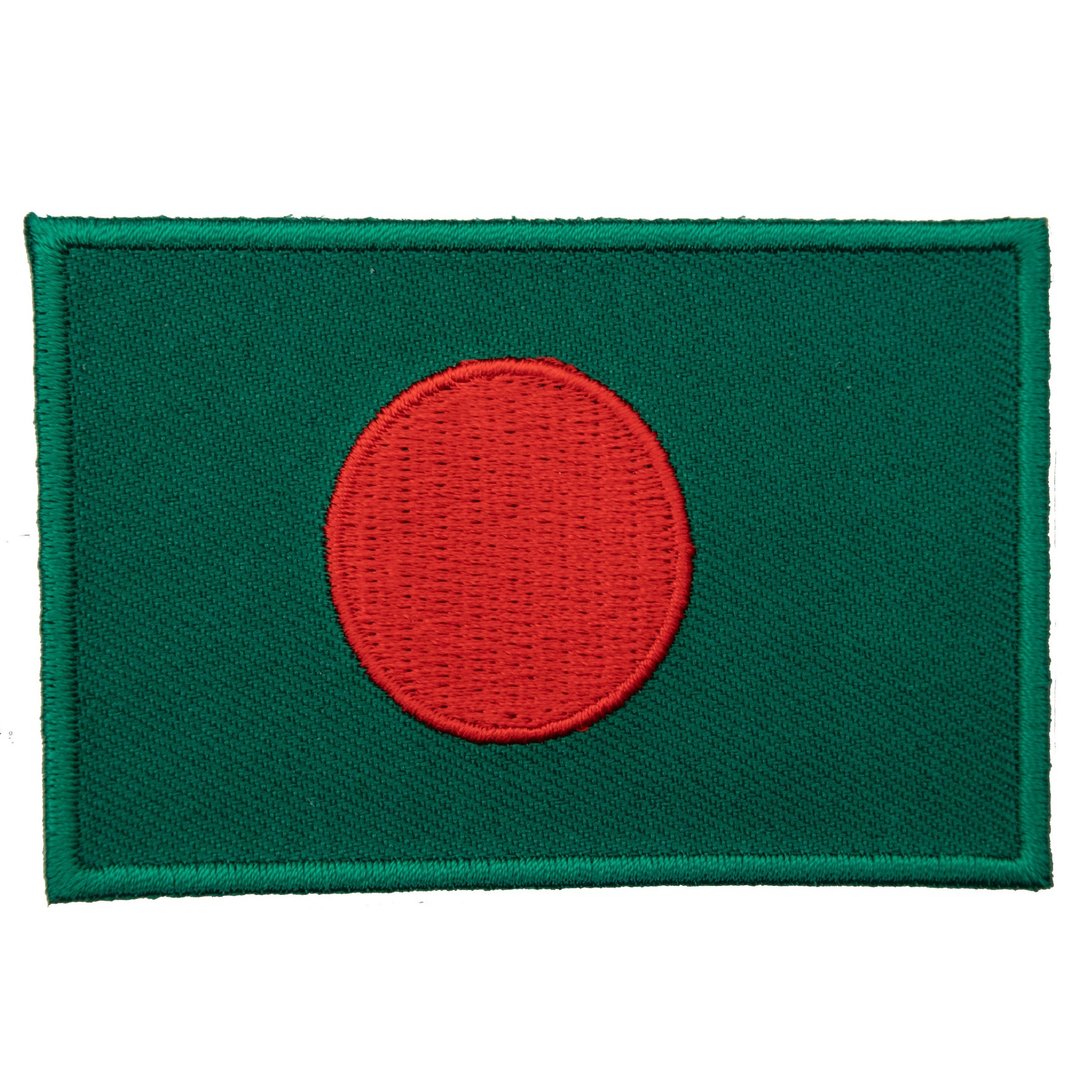 BANGLADESH  孟加拉 国旗 熨烫士气章 烫贴 Flag Patch袖标 布艺 - 徽章/别针 - 绣线 多色