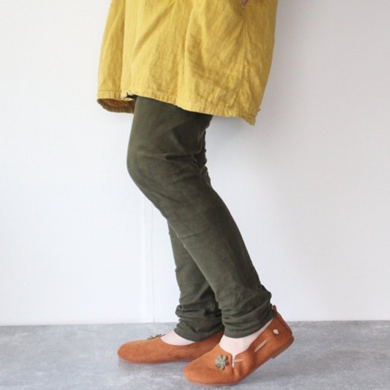 Pinkoi 代购 - 平静时刻 蔬菜紧身裤有机棉【海松色】 - 女士内衣裤 - 棉．麻 