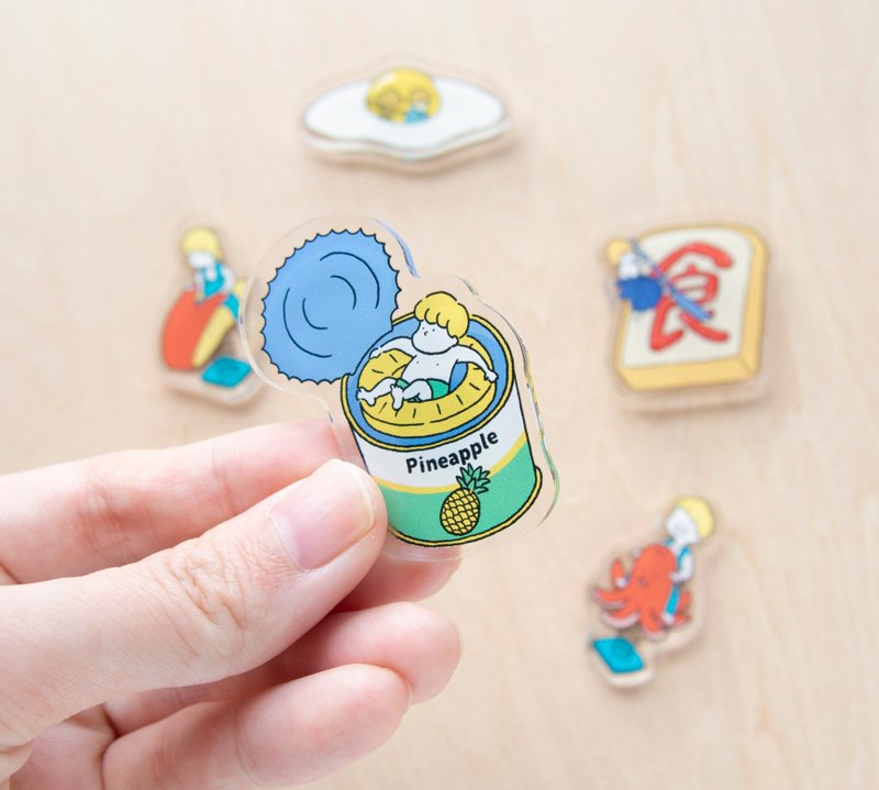 Hungry Resident Magnet - 冰箱贴/磁贴 - 压克力 