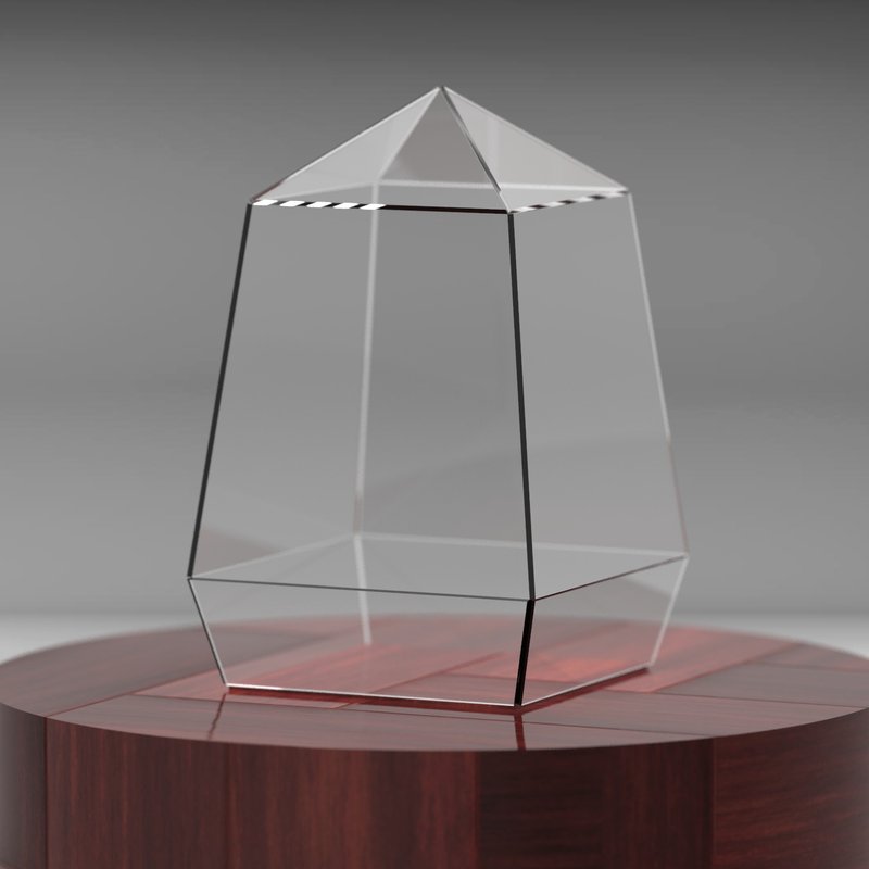 Digital drawing for printing! Stained glass terrarium. Project 139 - 图文模板设计 - 其他材质 